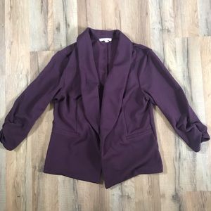 Merlot Colored Blazer | Size Medium